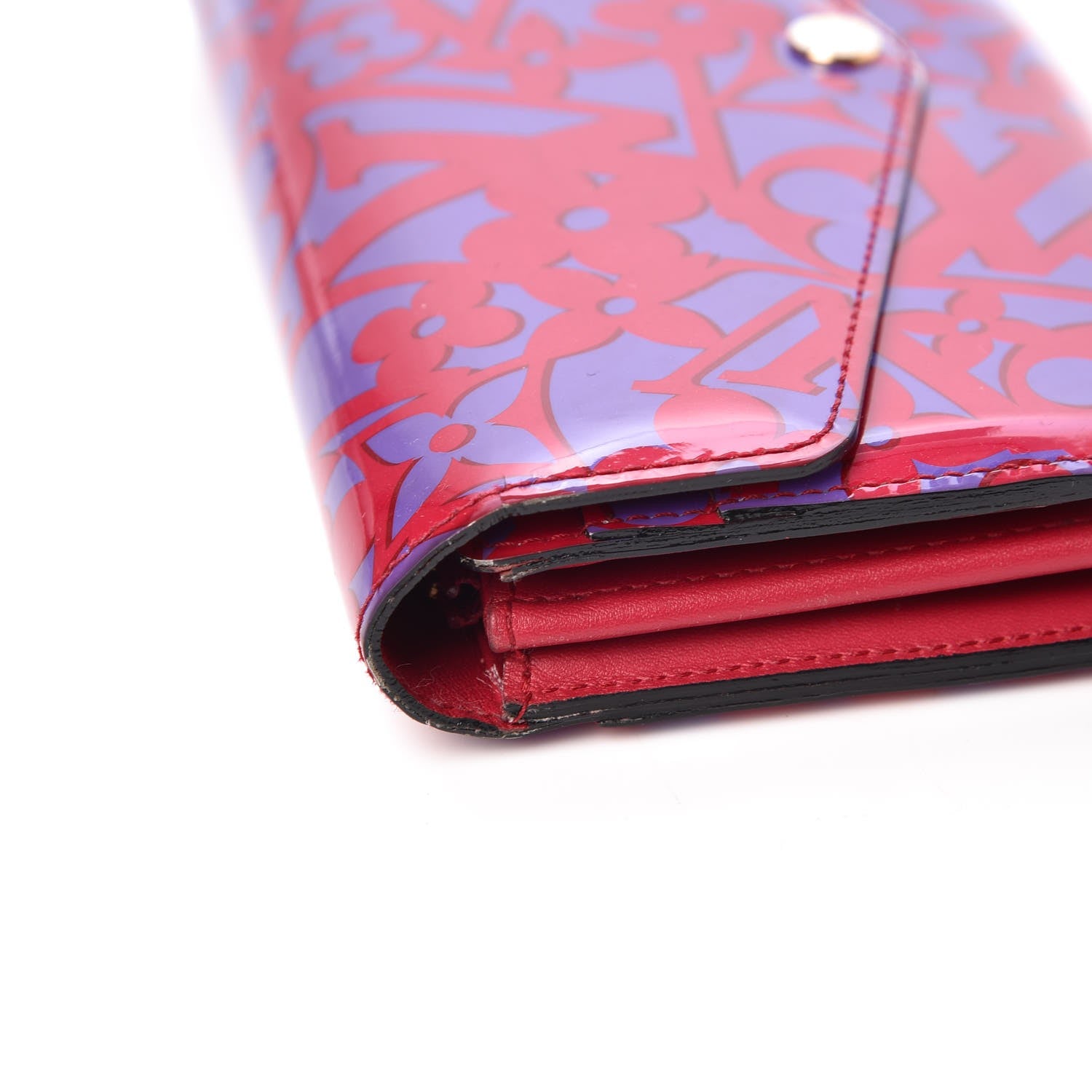 Louis Vuitton Patent Sweet Monogram Sarah Wallet Rose Indien 10 of 13