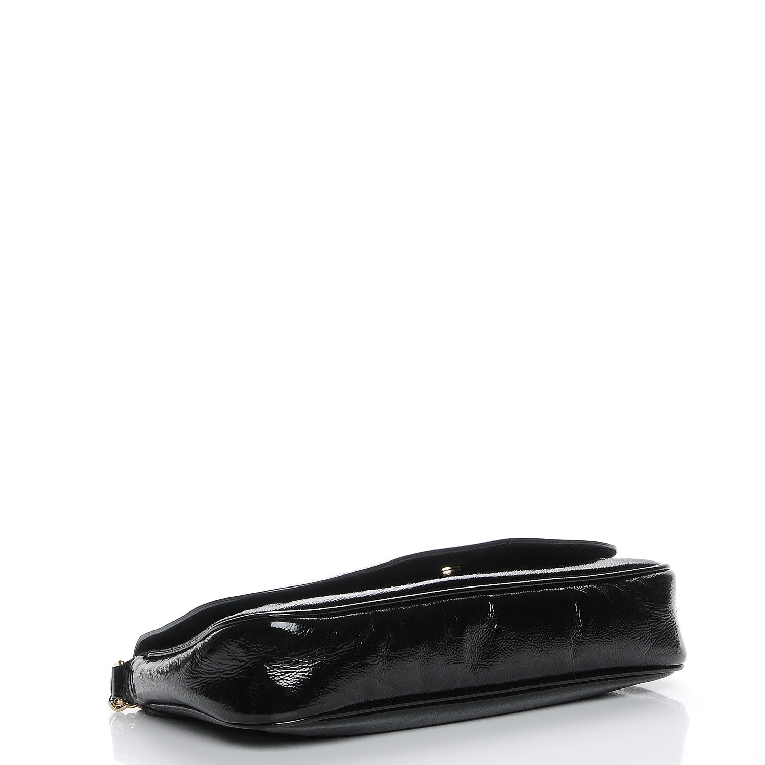 Gucci Patent Medium Soho Flap Crossbody Black 4 of 8