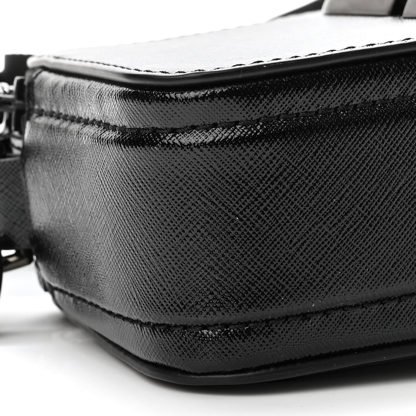 Saffiano Snapshot Camera Bag Black