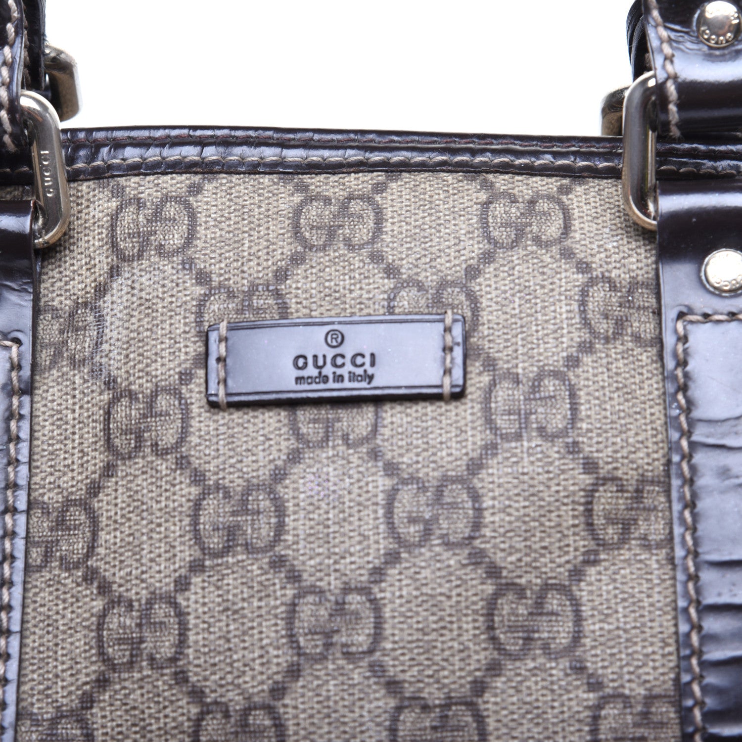 Gucci GG Plus Monogram Medium Joy Boston Dark Brown 10 of 14