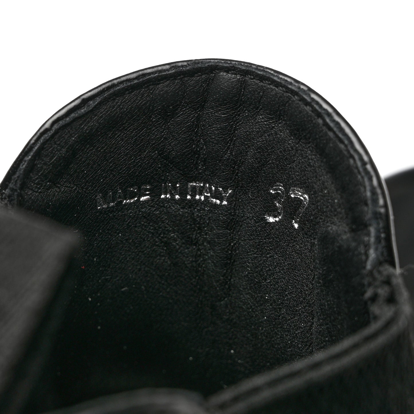 Spazzolato Chelsea 50mm Ankle Boots 37.5 Black