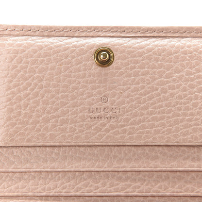Gucci Pebbled Calfskin Butterfly Card Case Perfect Pink 6 of 7