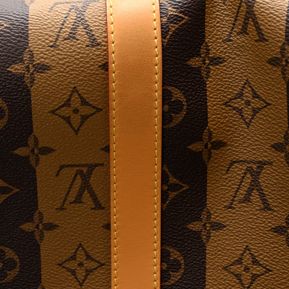 Louis Vuitton X NIGO Reverse Monogram Stripe Keepall Bandouliere 50 Brown 11 of 11