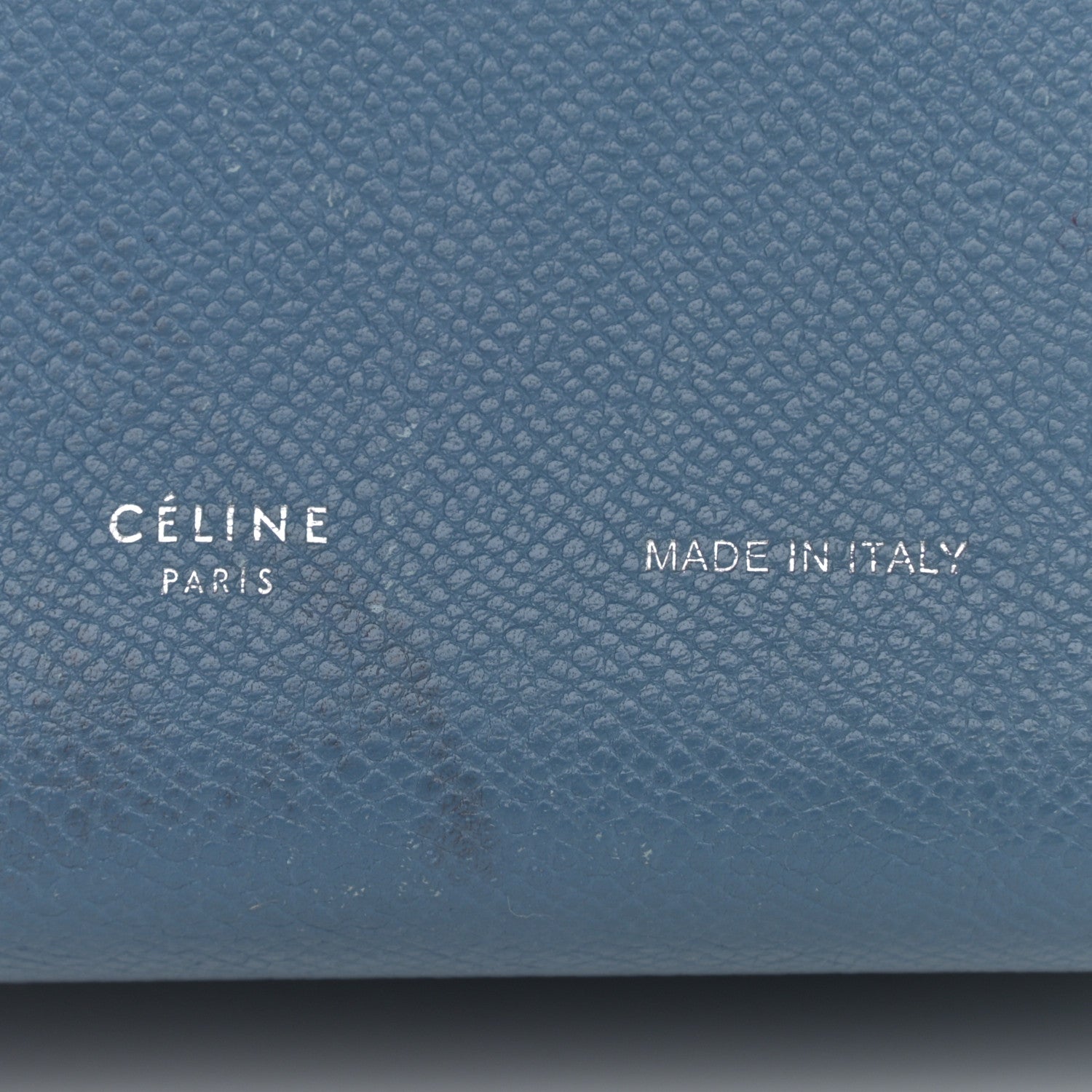 Celine Grained Calfskin Medium Multifunction Strap Wallet Cloud 6 of 11