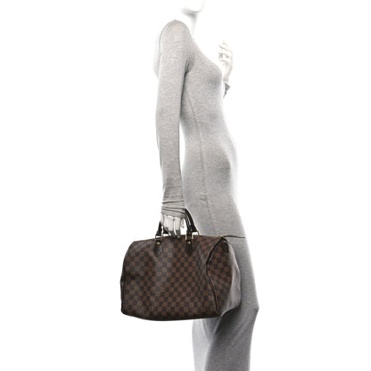 Louis Vuitton Damier Ebene Speedy 35 3 of 16
