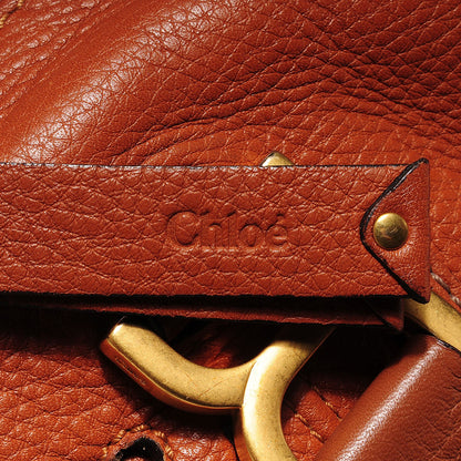 Chloe Calfskin Large Marcie Satchel Tan 9 of 12