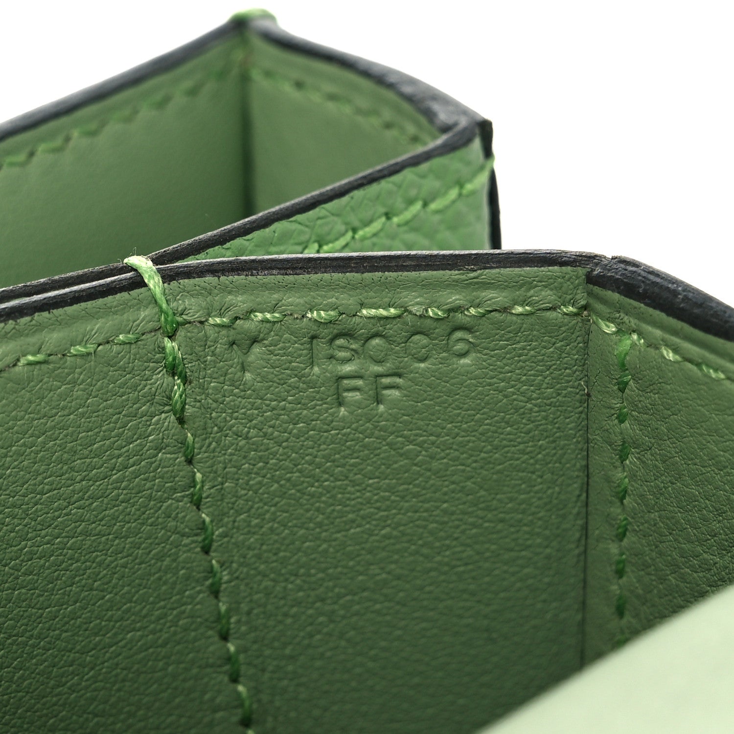 Hermes Epsom Mosaique Au 24-17 Vert Criquet 7 of 9