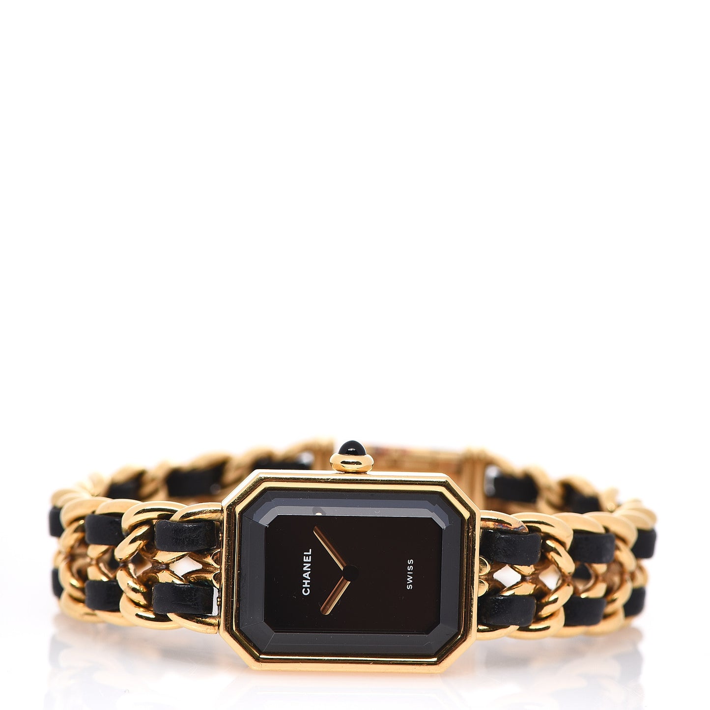 Stainless Steel Lambskin 20mm Chain Premiere Quartz Watch Gold L