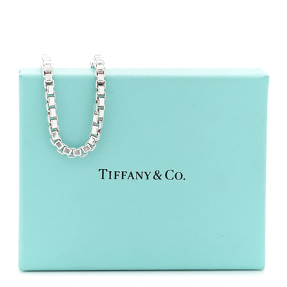 Tiffany Sterling Silver 4mm Venetian Link Necklace 7 of 7