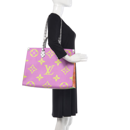 Louis Vuitton Monogram Giant Onthego GM Pink Lilac 2 of 11