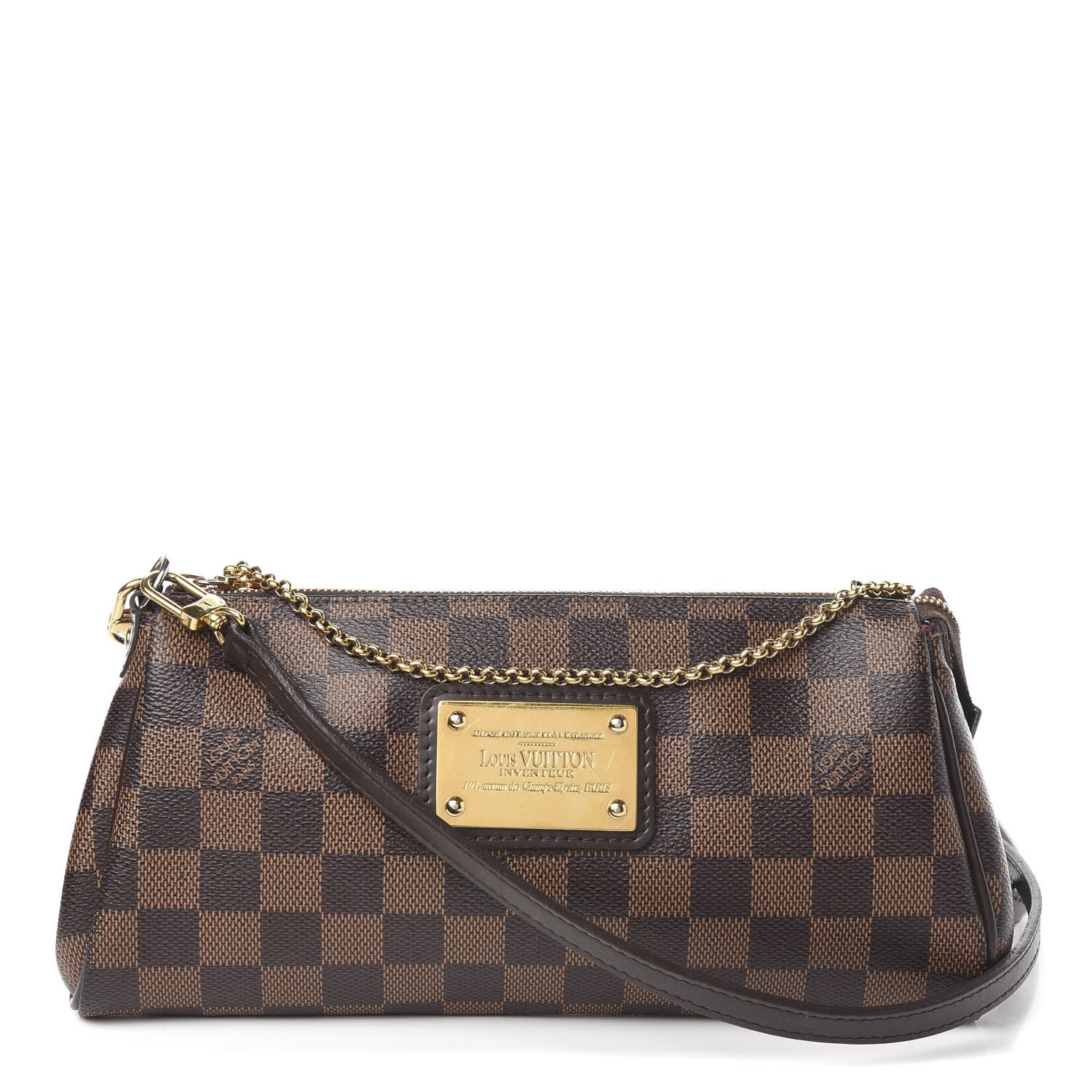 Louis Vuitton Damier Ebene Eva Clutch 1 of 11