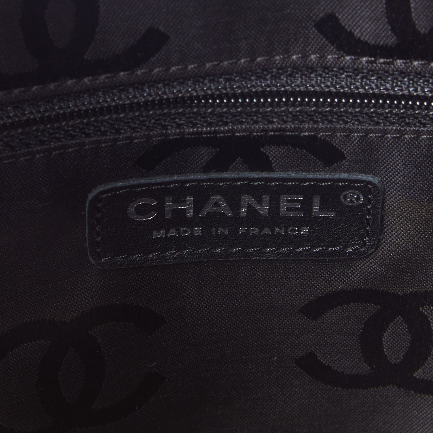 Chanel Calfskin Quilted Large Cambon Tote Beige Black 8 of 9