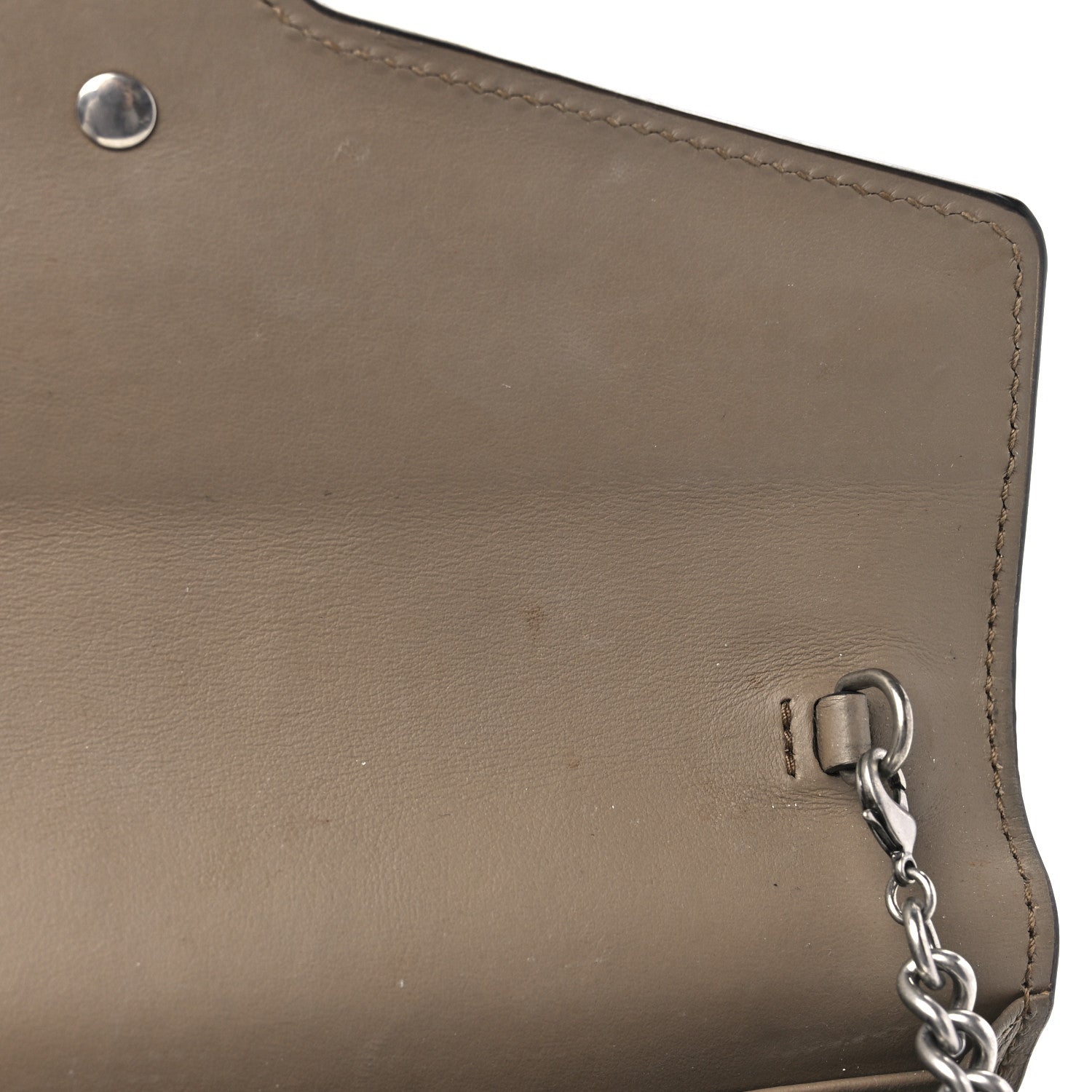 Gucci GG Supreme Monogram Mini Dionysus Chain Wallet Beige Taupe 11 of 14