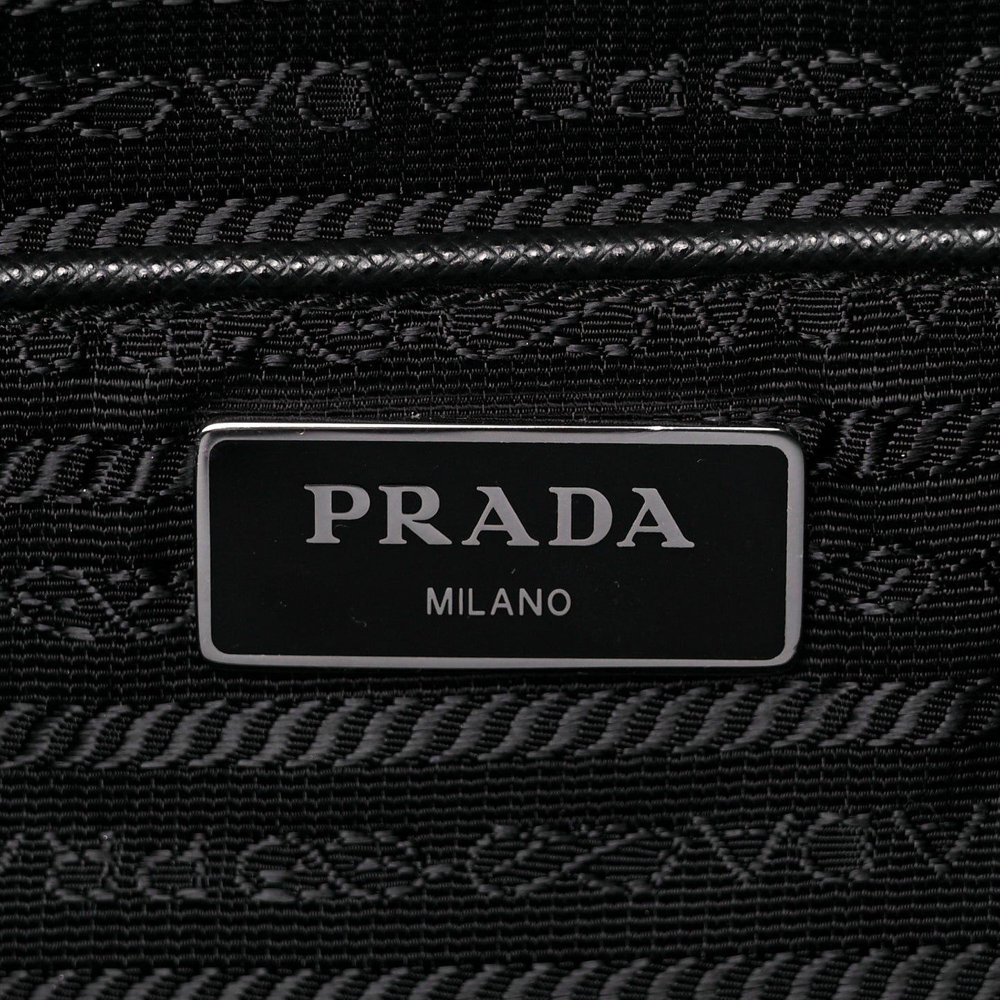 Tessuto Nylon Messenger Bag Black