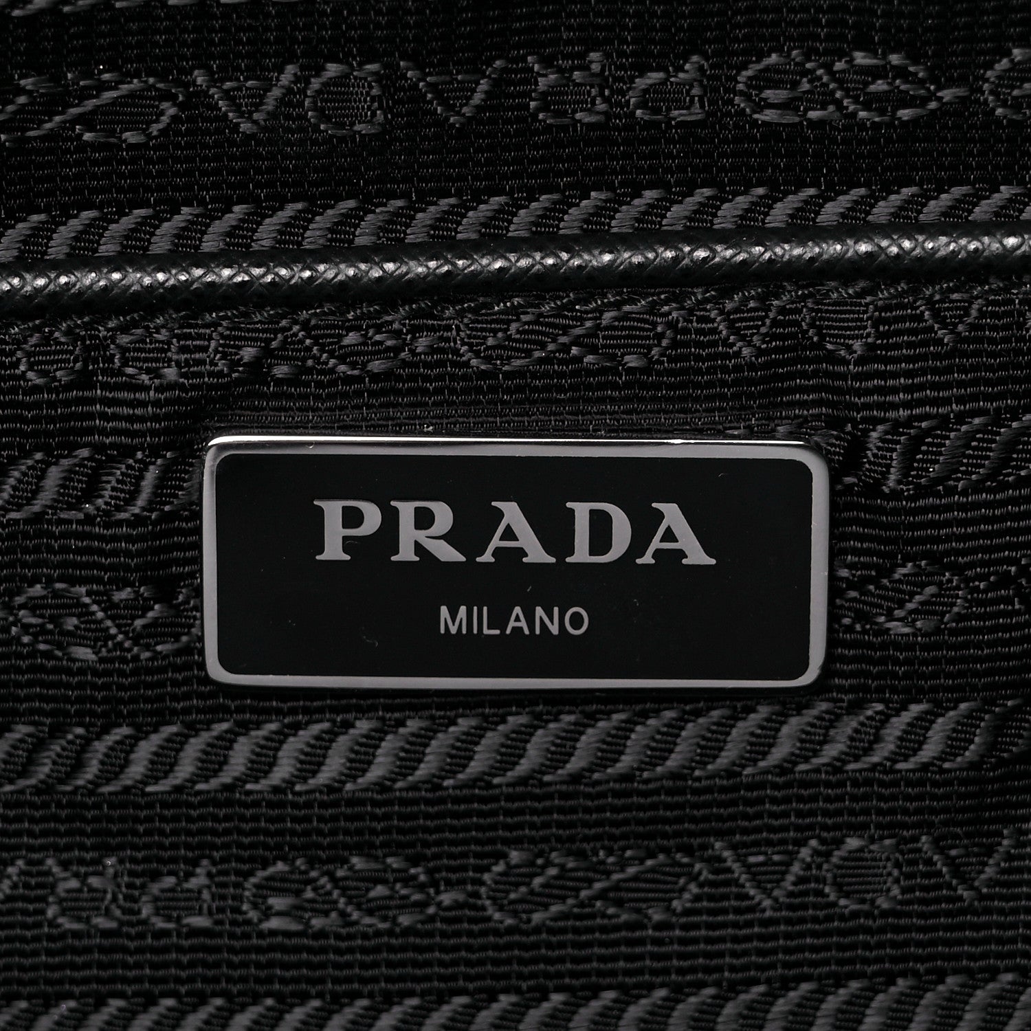 Prada Tessuto Nylon Messenger Bag Black 9 of 16