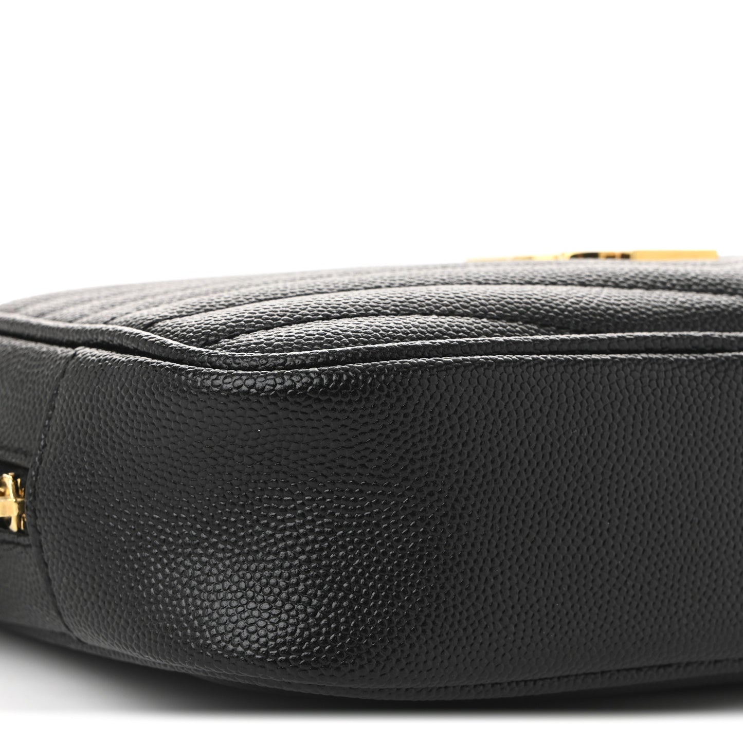 Grain De Poudre Matelasse Monogram Mini Lou Camera Bag Black