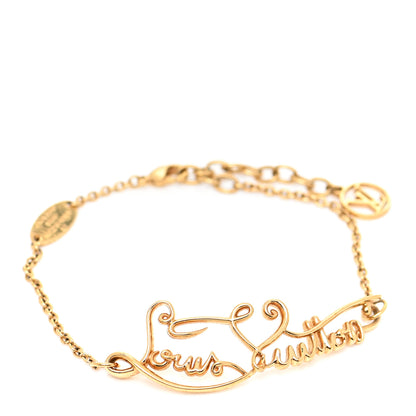 Louis Vuitton My LV Affair Bracelet Gold 1 of 6
