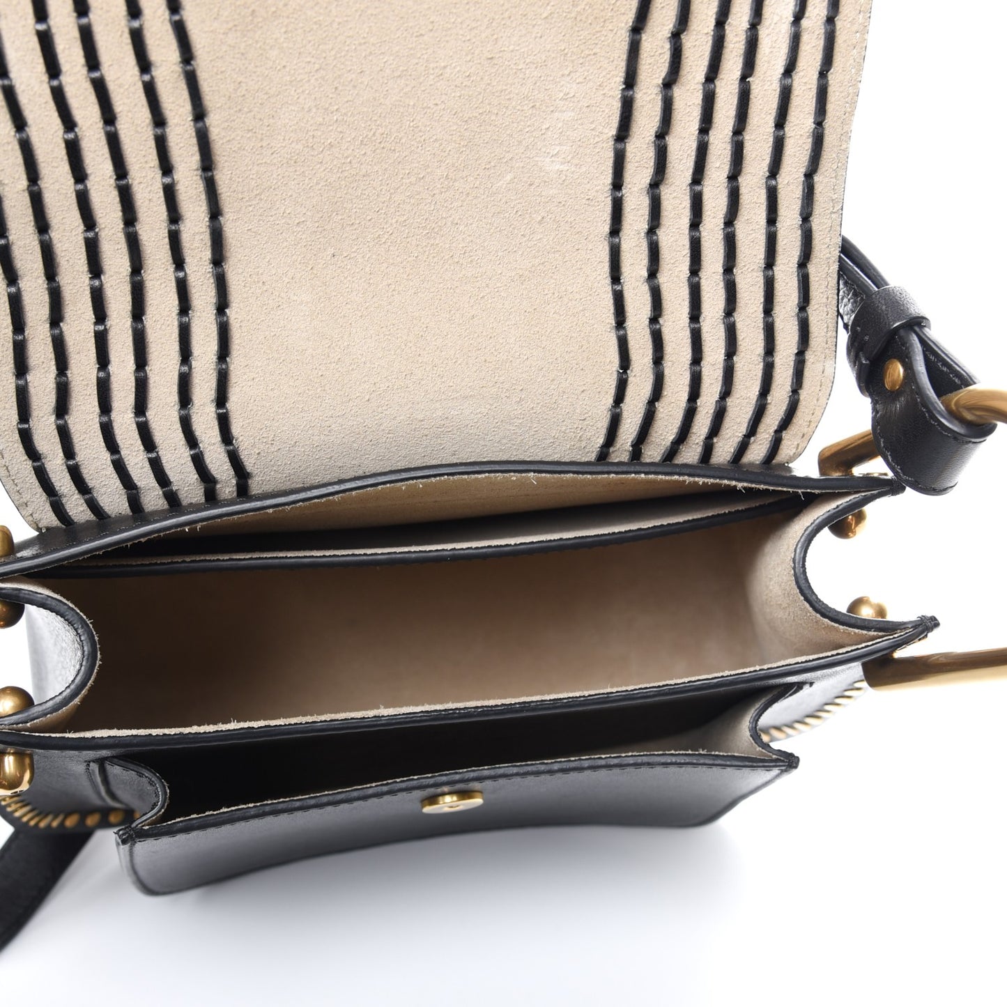 Calfskin Braided Small Hudson Shoulder Bag Black