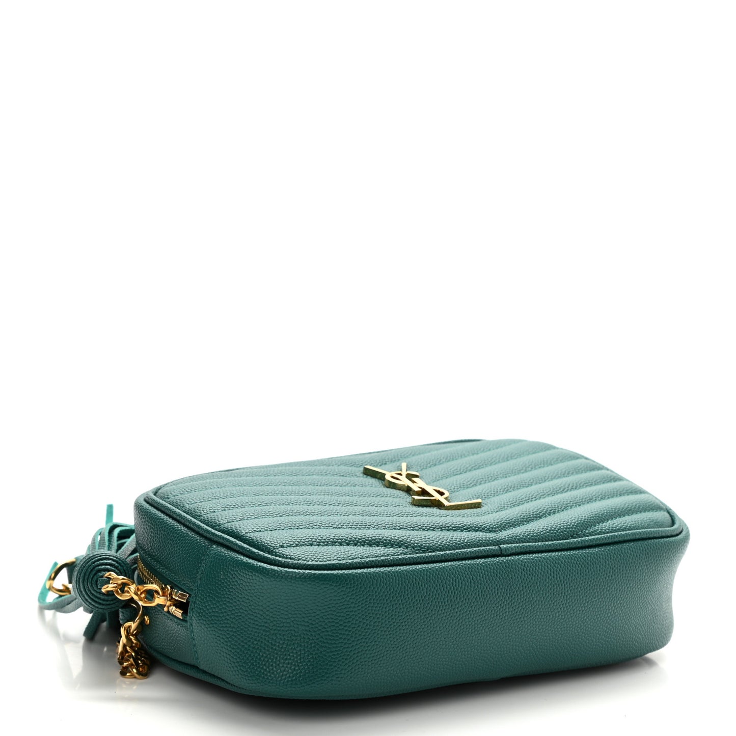 Grain De Poudre Matelasse Monogram Mini Lou Camera Bag Brilliant Grass