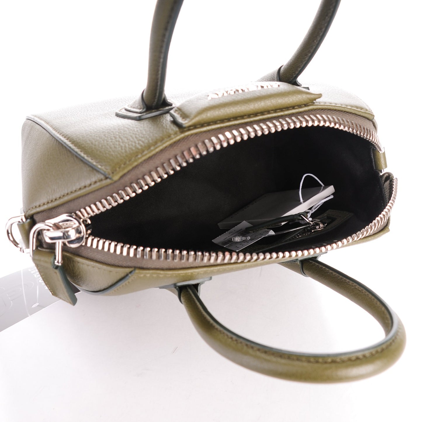 Sugar Goatskin Mini Antigona Khaki