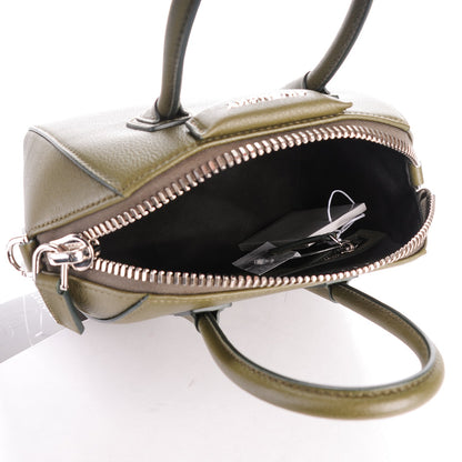 Givenchy Sugar Goatskin Mini Antigona Khaki 5 of 7