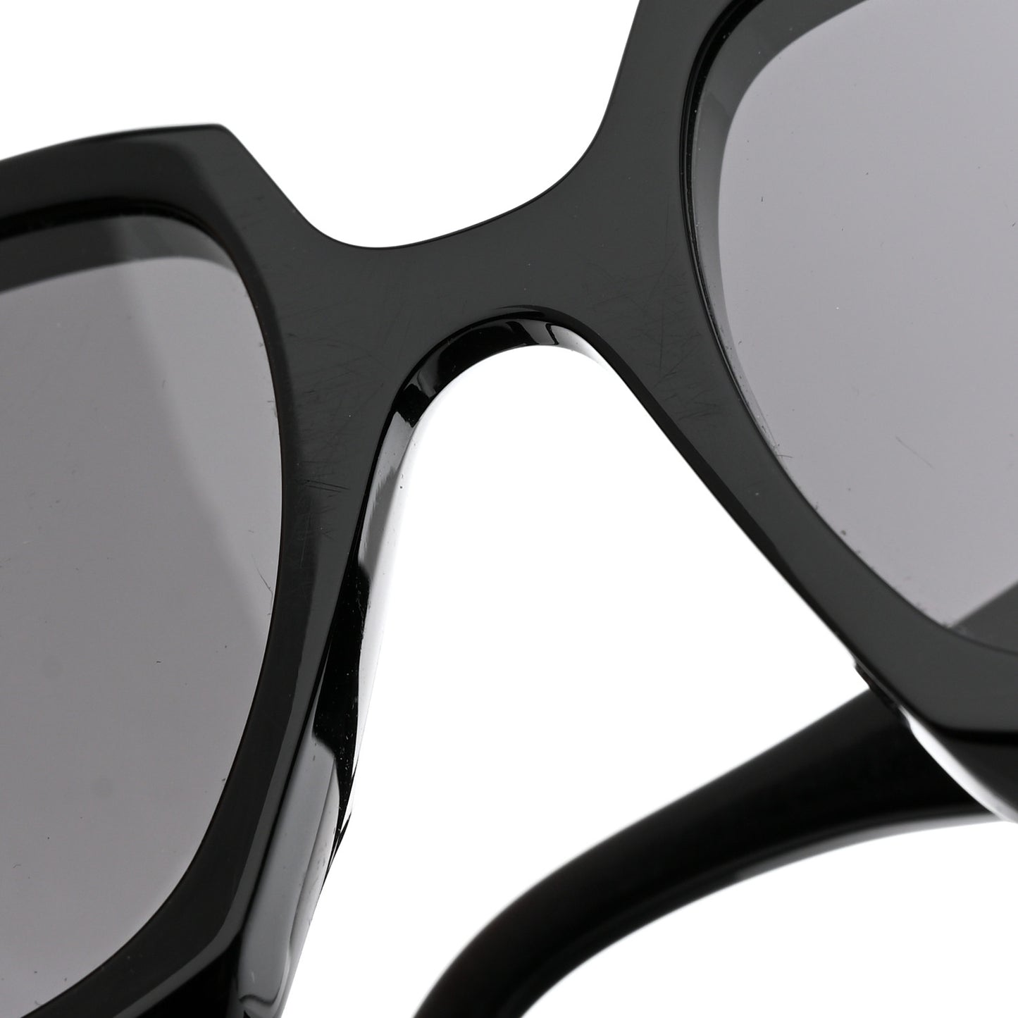 Acetate Diorsignature S1U Square Sunglasses Black
