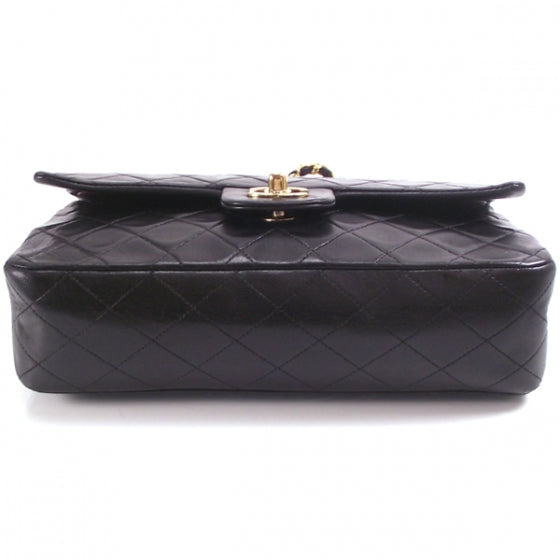 Chanel Vintage Lambskin Medium Classic Flap Black 4 of 13