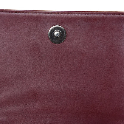 Chanel Lambskin Plexiglass Boy Brick Burgundy 15 of 17
