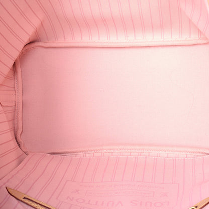 Louis Vuitton Damier Azur Neo Neverfull MM Rose Ballerine 5 of 8