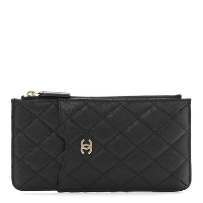 Chanel Caviar Quilted Classic iPhone Pouch Black 1 of 8