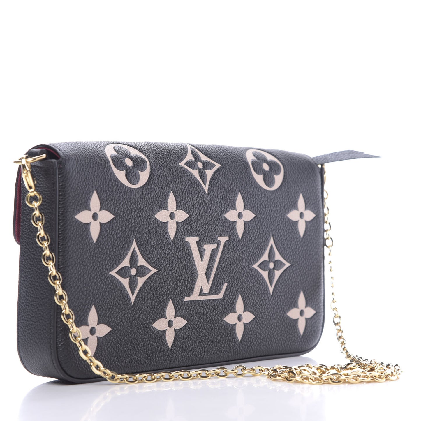 Empreinte Monogram Giant Felicie Pochette Black Beige