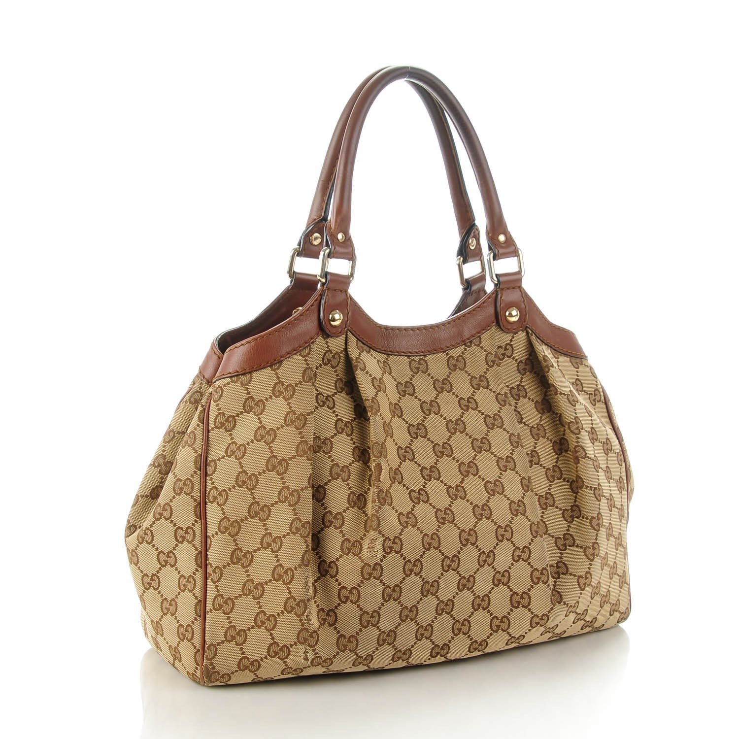 Gucci Monogram Medium Sukey Tote Brown 3 of 14