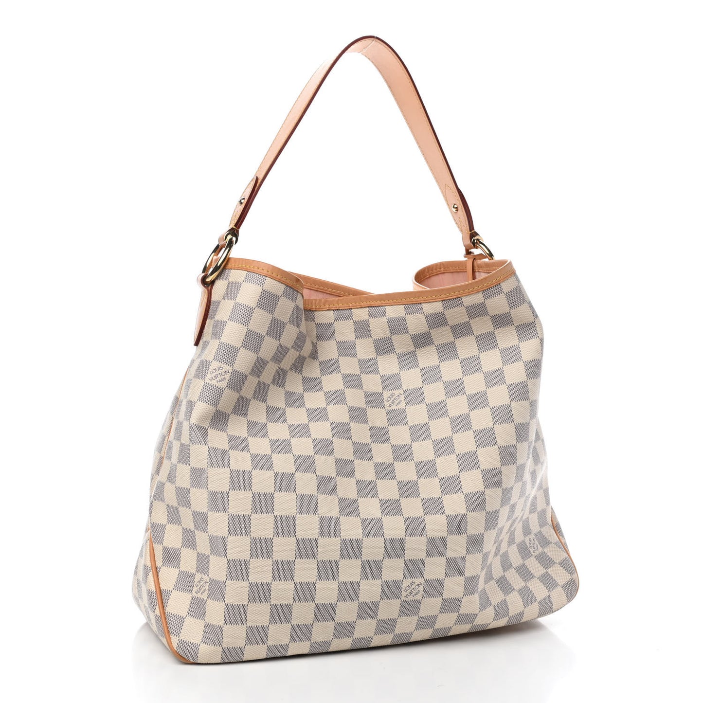 Damier Azur Delightful MM Rose Ballerine
