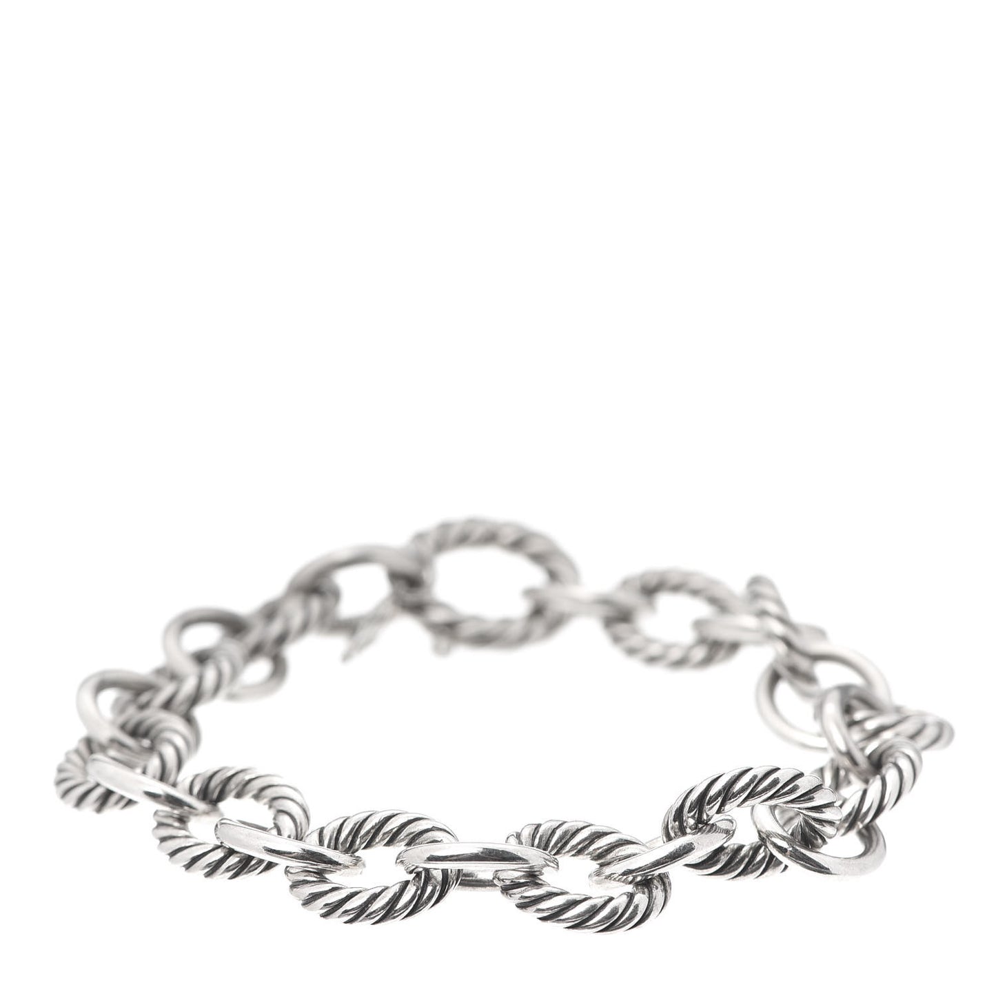Sterling Silver 12mm Large Oval Link Bracelet