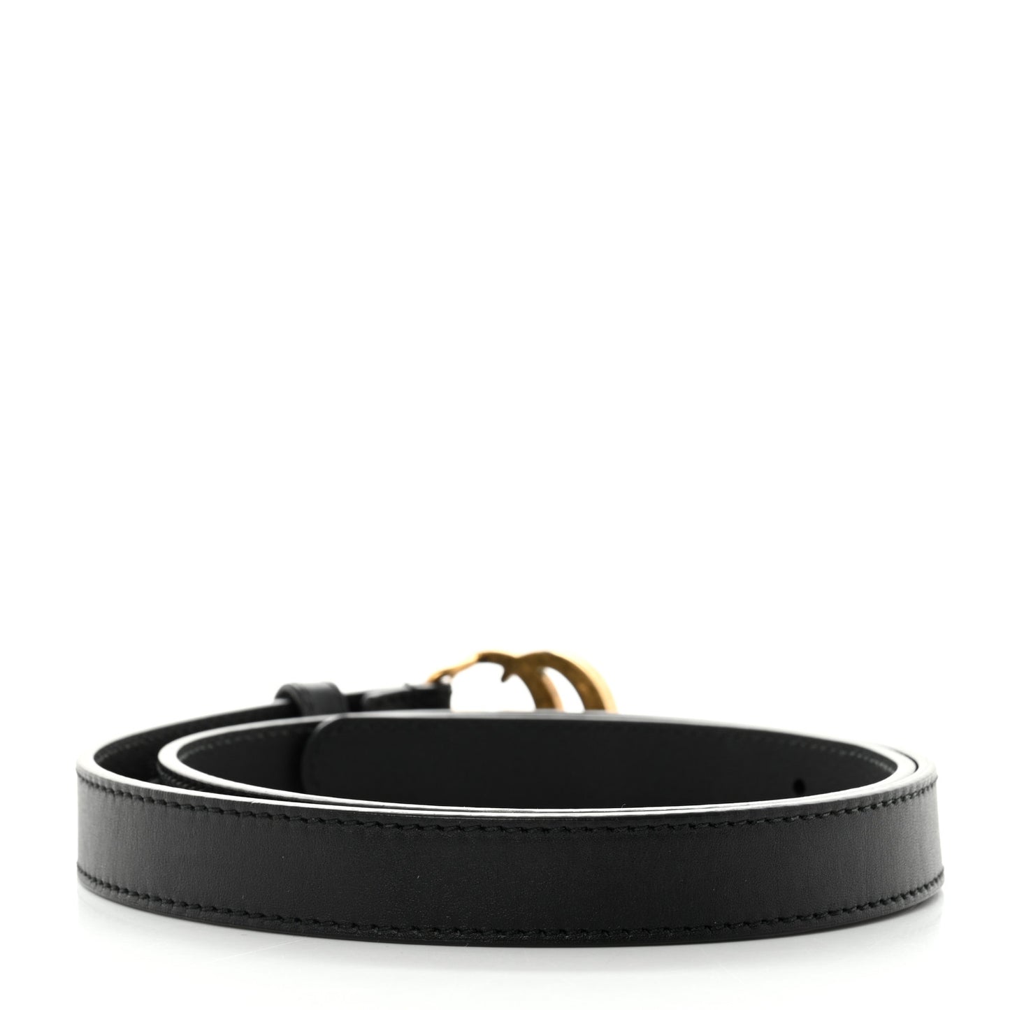 Calfskin Double G 20mm Belt 75 30 Black
