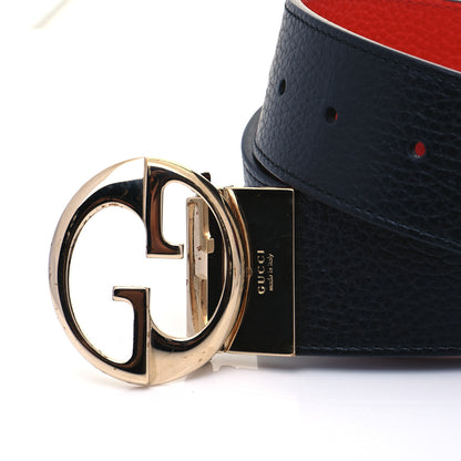 Gucci Calfskin 1973 Reversible Belt 80 32 Orange Black 6 of 6