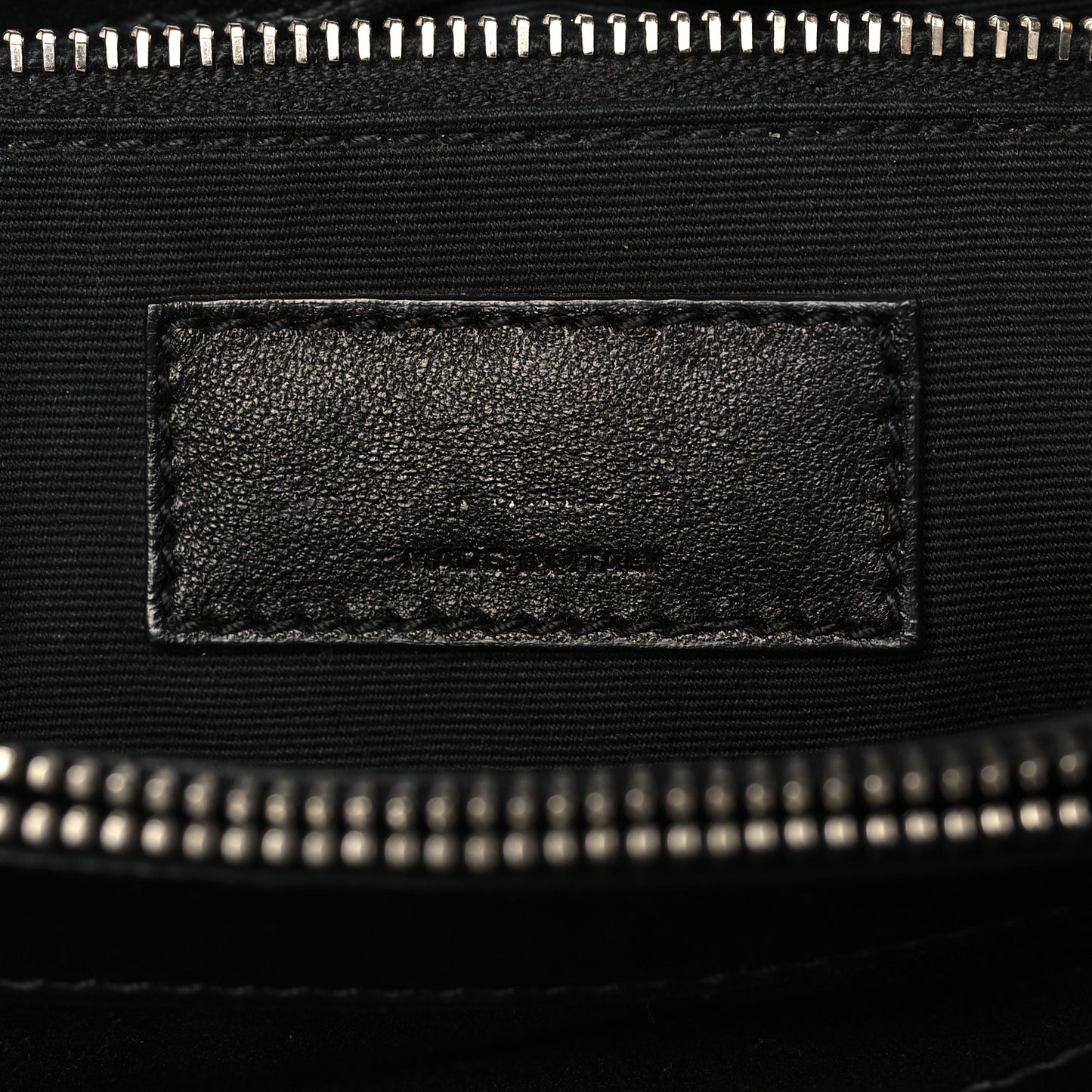 Calfskin Y Quilted Monogram Medium Loulou Chain Satchel Black