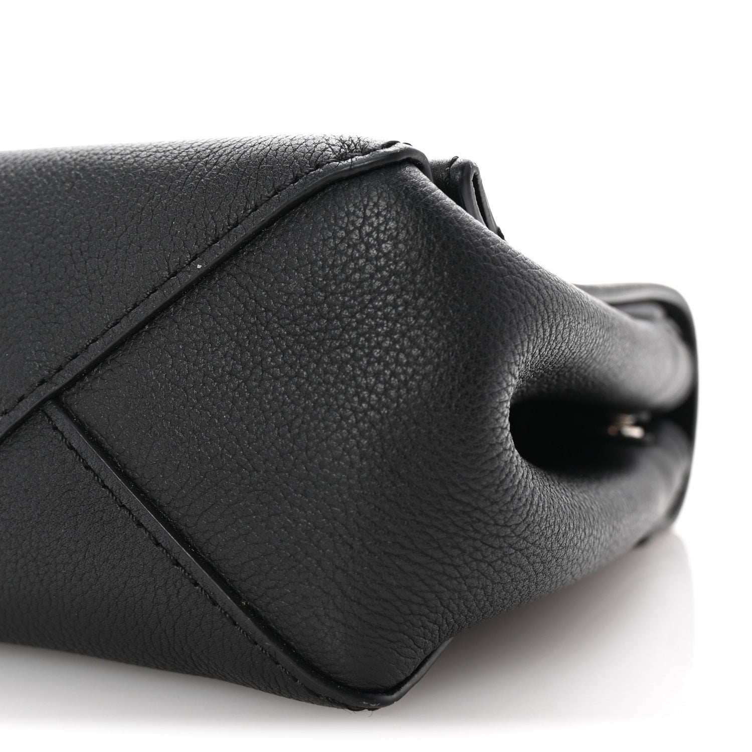 Louis Vuitton Calfskin Lockme II Chain Bag BB Black 9 of 9