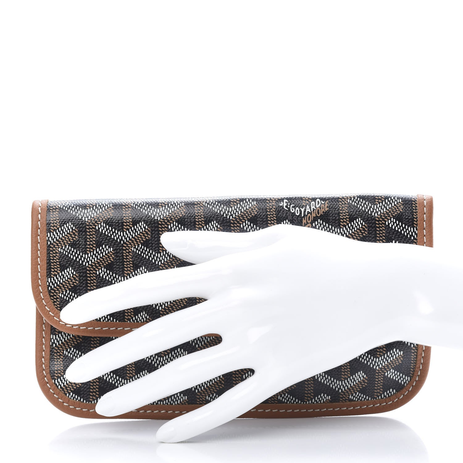 Goyard Goyardine Pouch Black Gold 2 of 6
