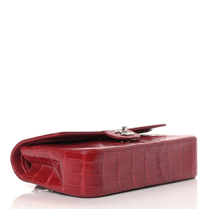Chanel Alligator Medium Double Flap Red 3 of 13
