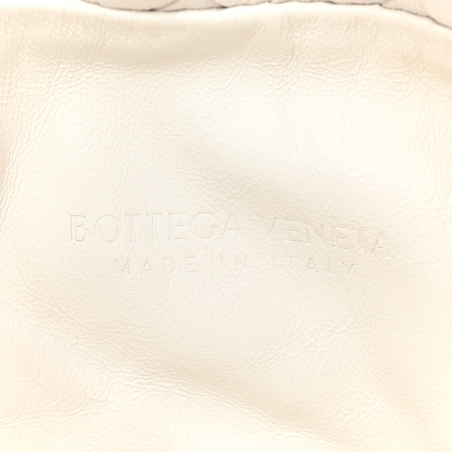 Nappa Intrecciato Small Bulb White