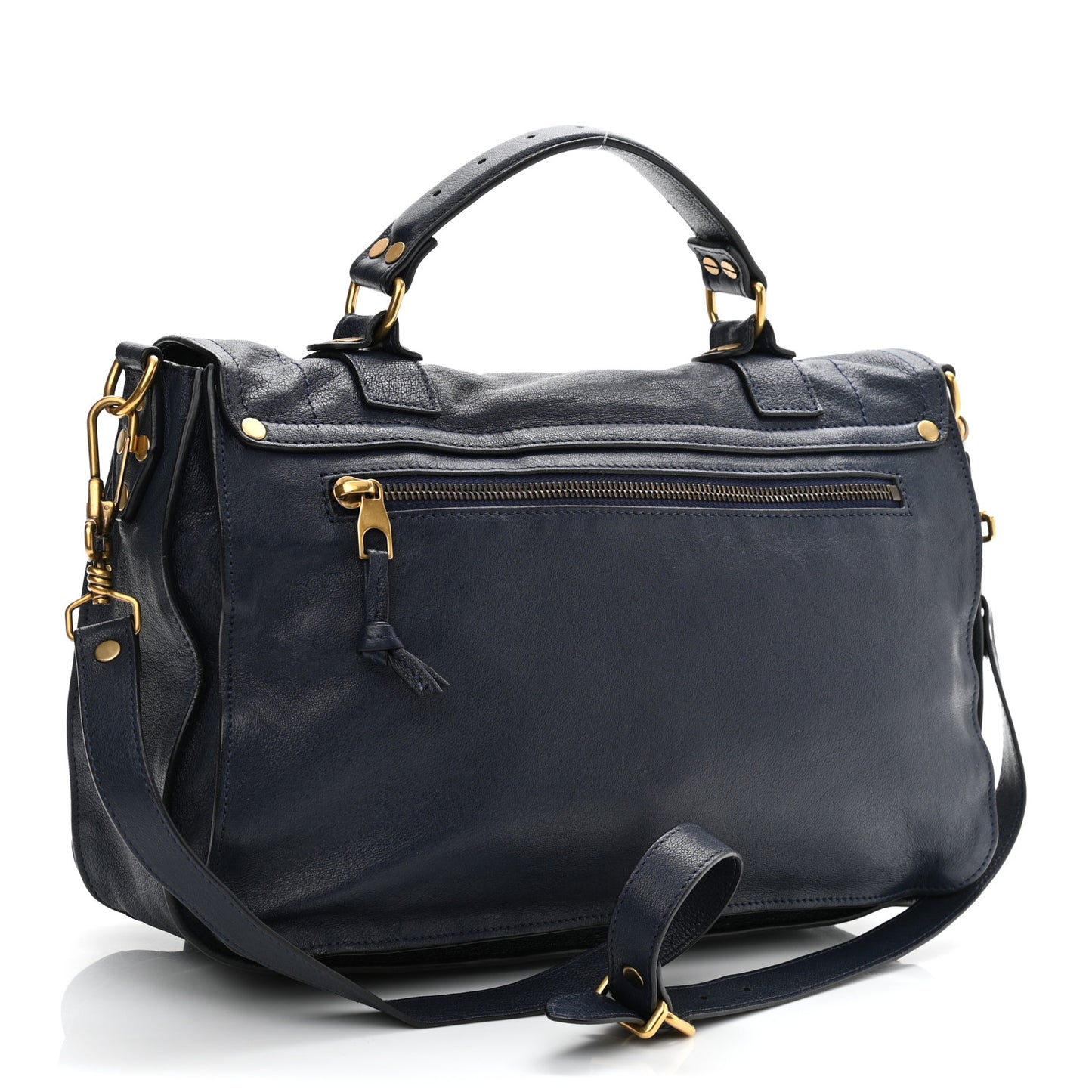 Lambskin Medium PS1 Satchel Midnight