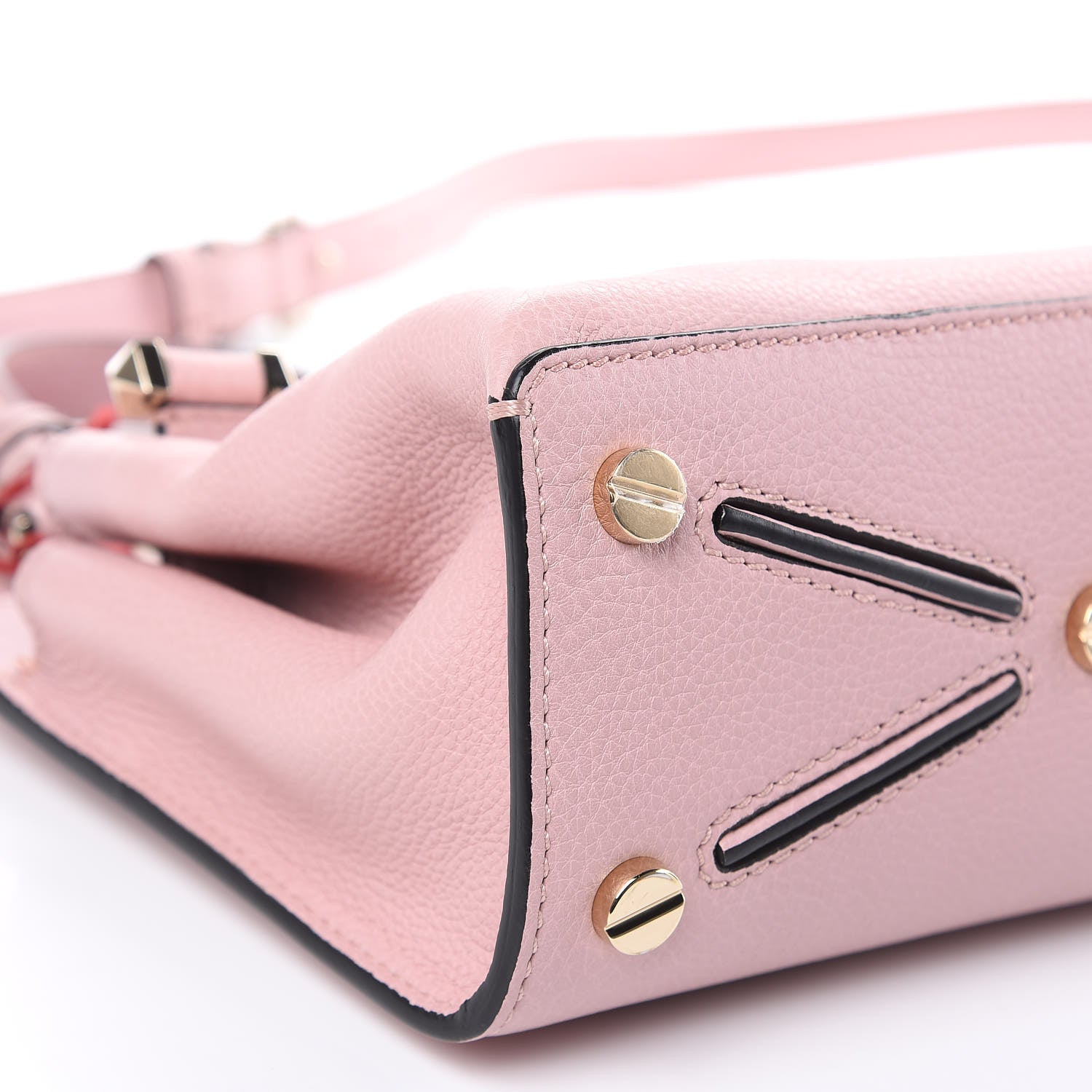 Valentino Garavani Pebbled Calfskin Small Joylock Satchel Loto 7 of 11