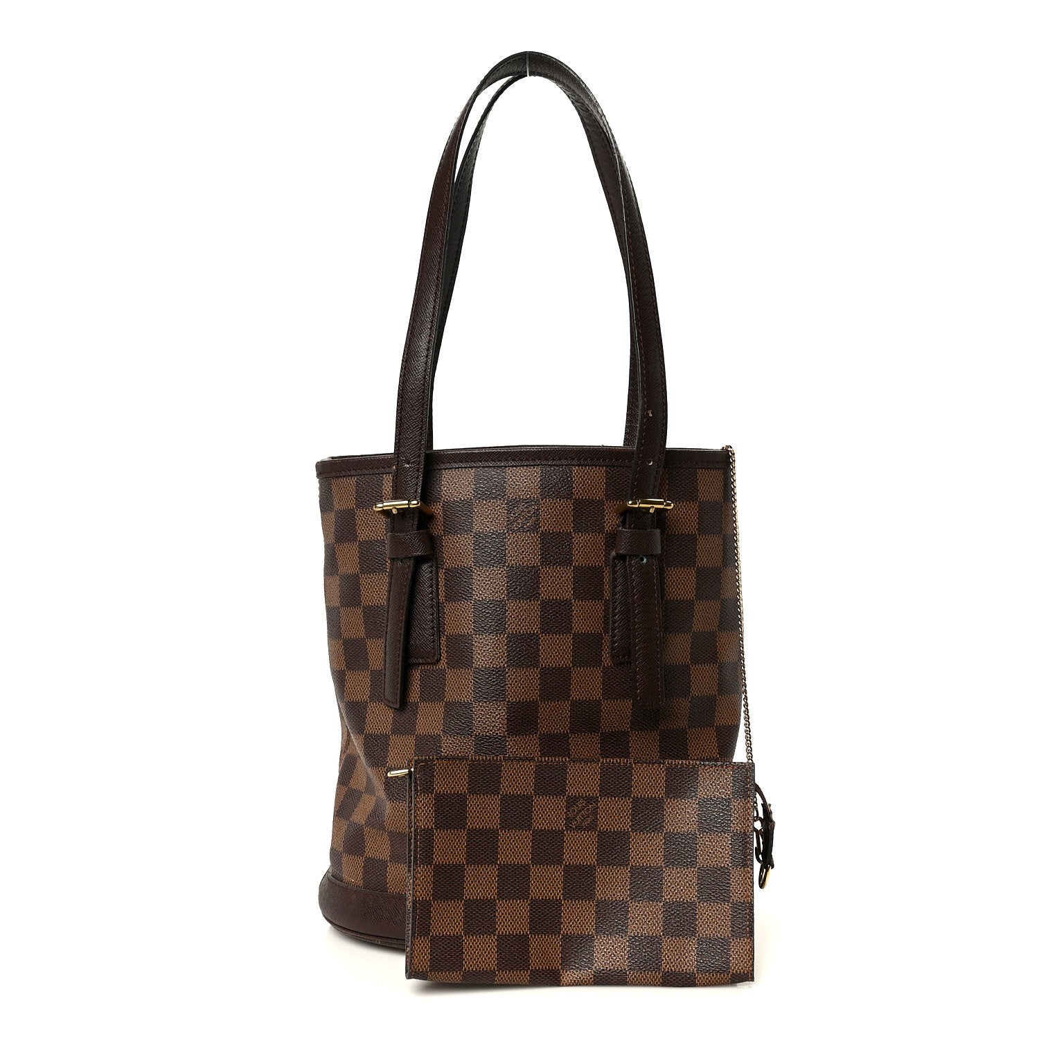 Louis Vuitton Damier Ebene Marais Bucket 23 3 of 15