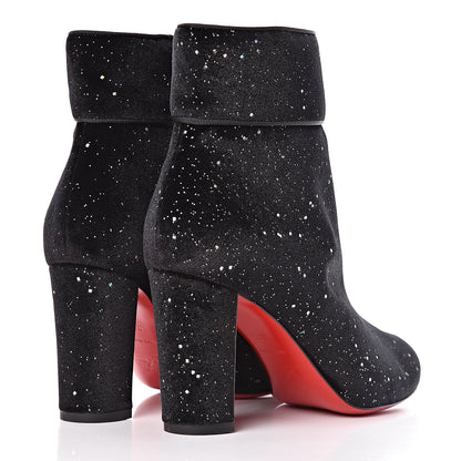 Christian Louboutin Velvet Galactica Moulamax 85 Booties 36.5 Black 4 of 8