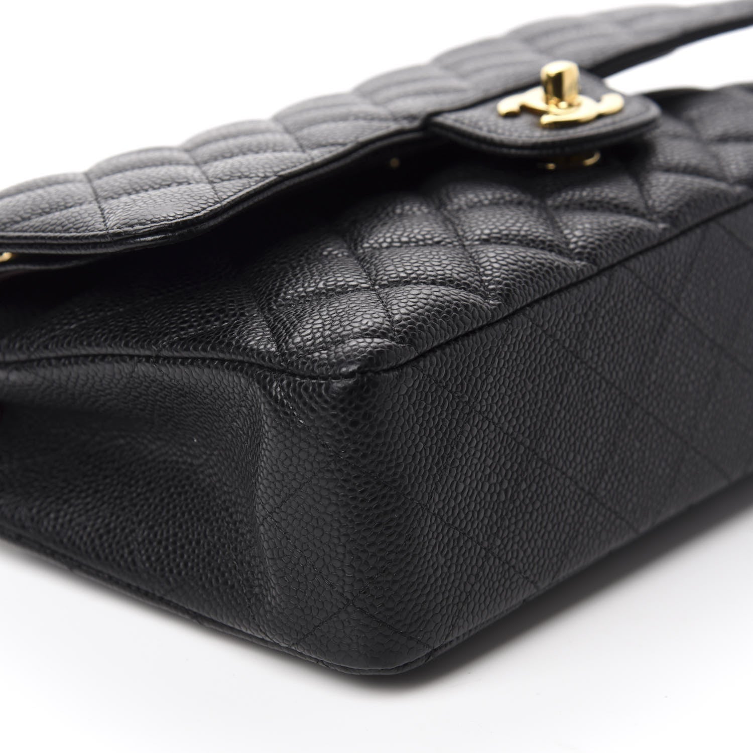 Chanel Caviar Quilted Medium Double Flap Black 6 of 11