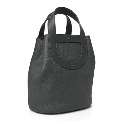 Hermes Taurillon Clemence Swift In-The-Loop 23 Bag Gris Meyer 3 of 11