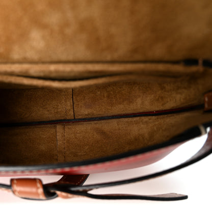 Loewe Calfskin Mini Gate Crossbody Bag Garnet Pomodoro 5 of 10
