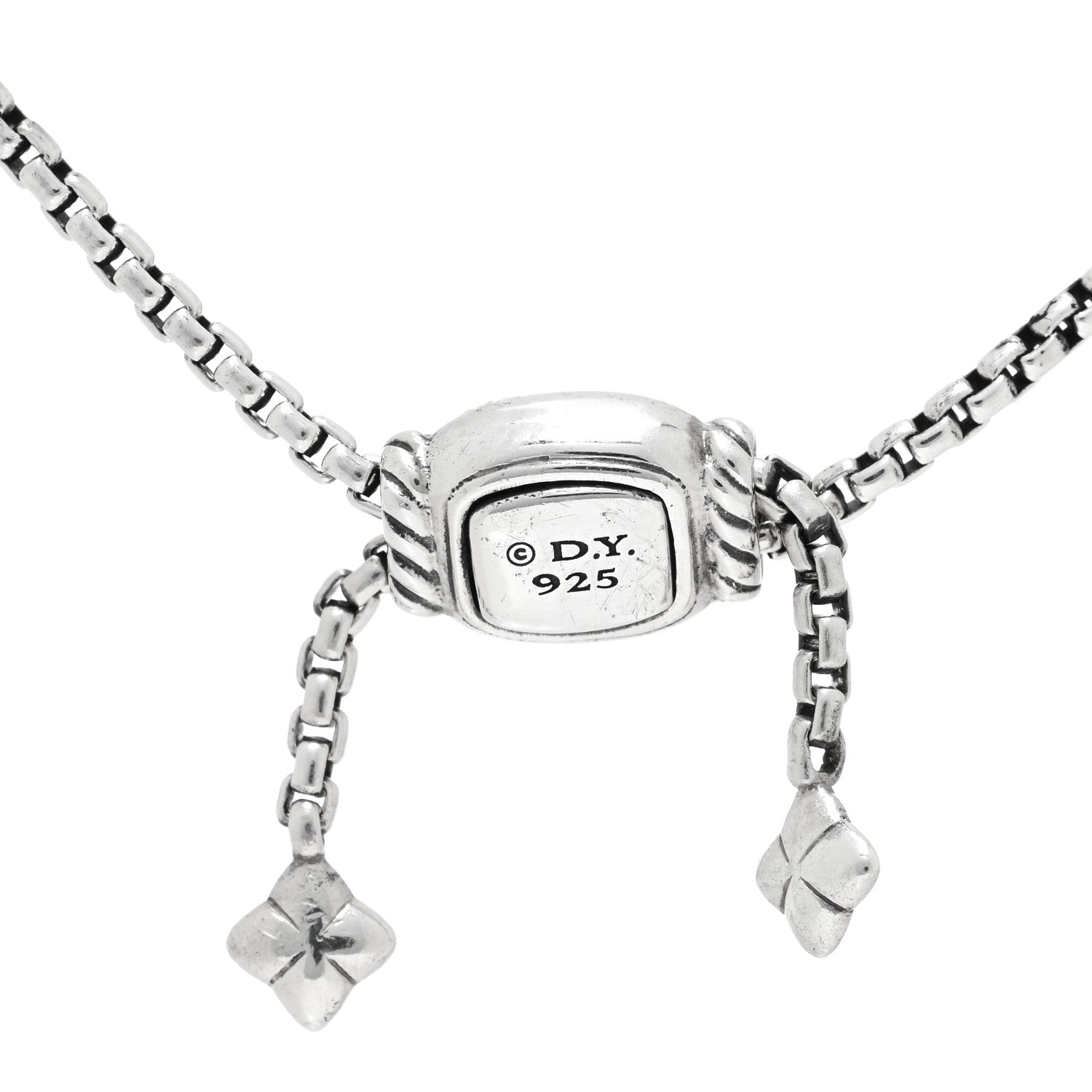 David Yurman Sterling Silver Black Diamond 9mm Chatelaine Petite Pave Bracelet 3 of 3