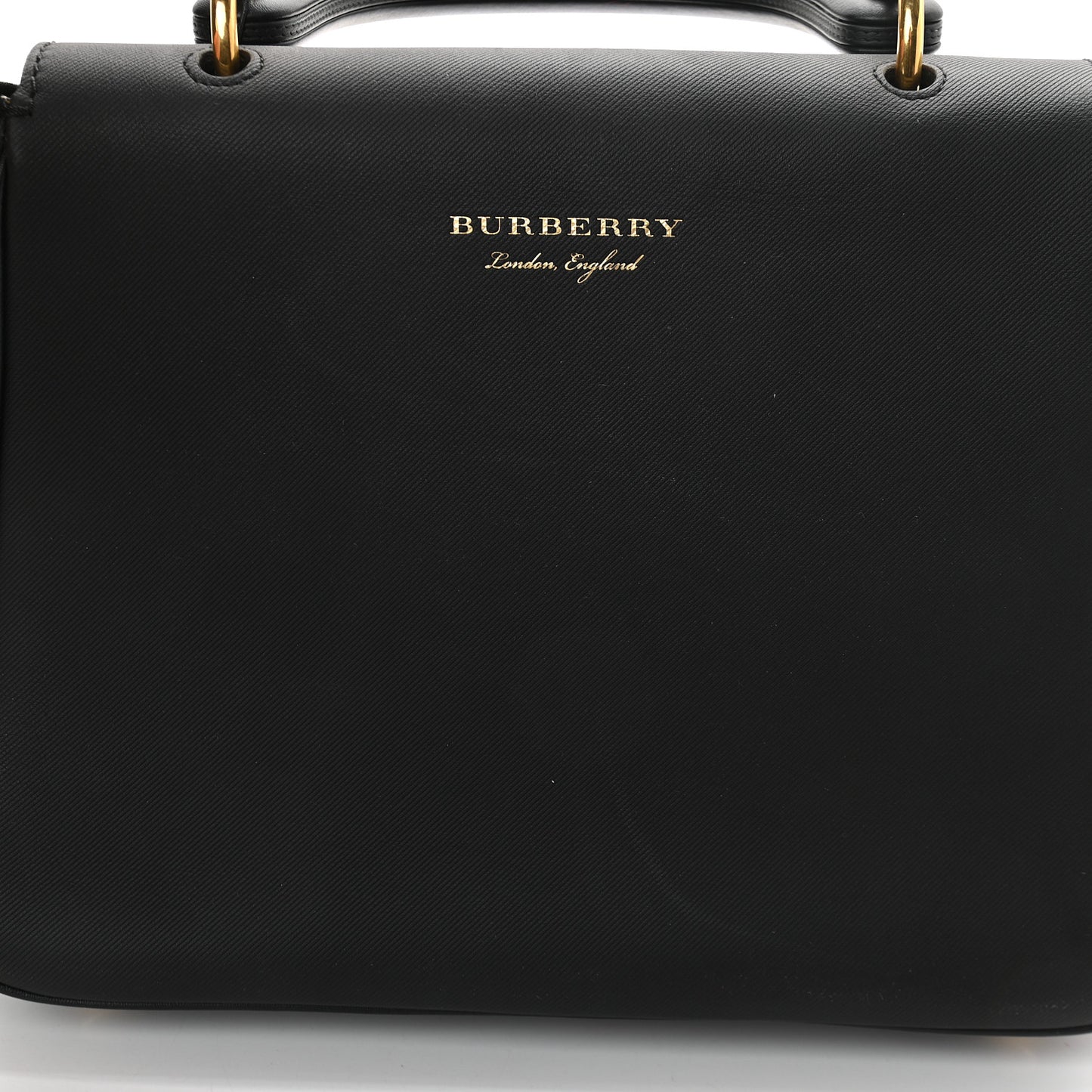 Trench Calfskin Medium DK88 Top Handle Bag Black